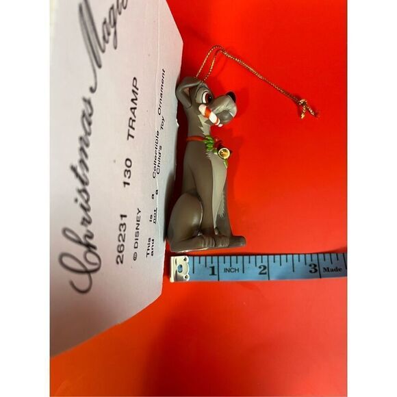 Disney Christmas Magic Lady and the Tramp, Tramp Christmas Ornament Groiler - Picture 8 of 8